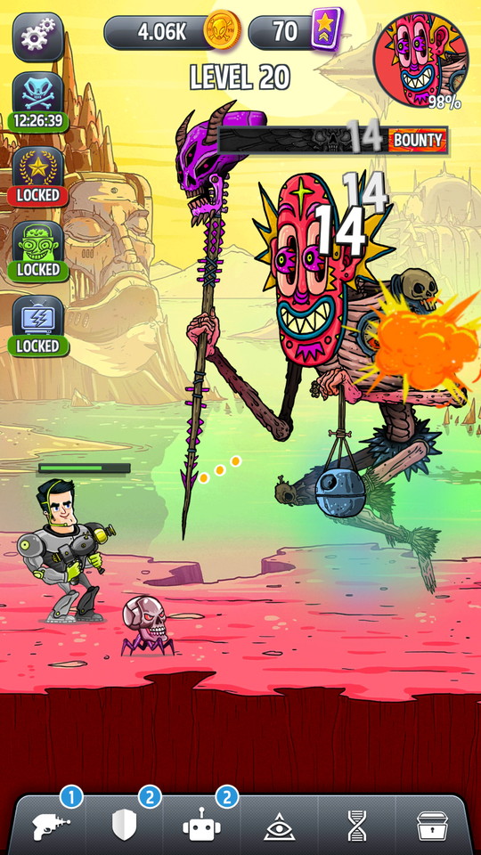 androidアプリ Tap Busters:Galaxy Heroes(タップバスターズ)攻略スクリーンショット2
