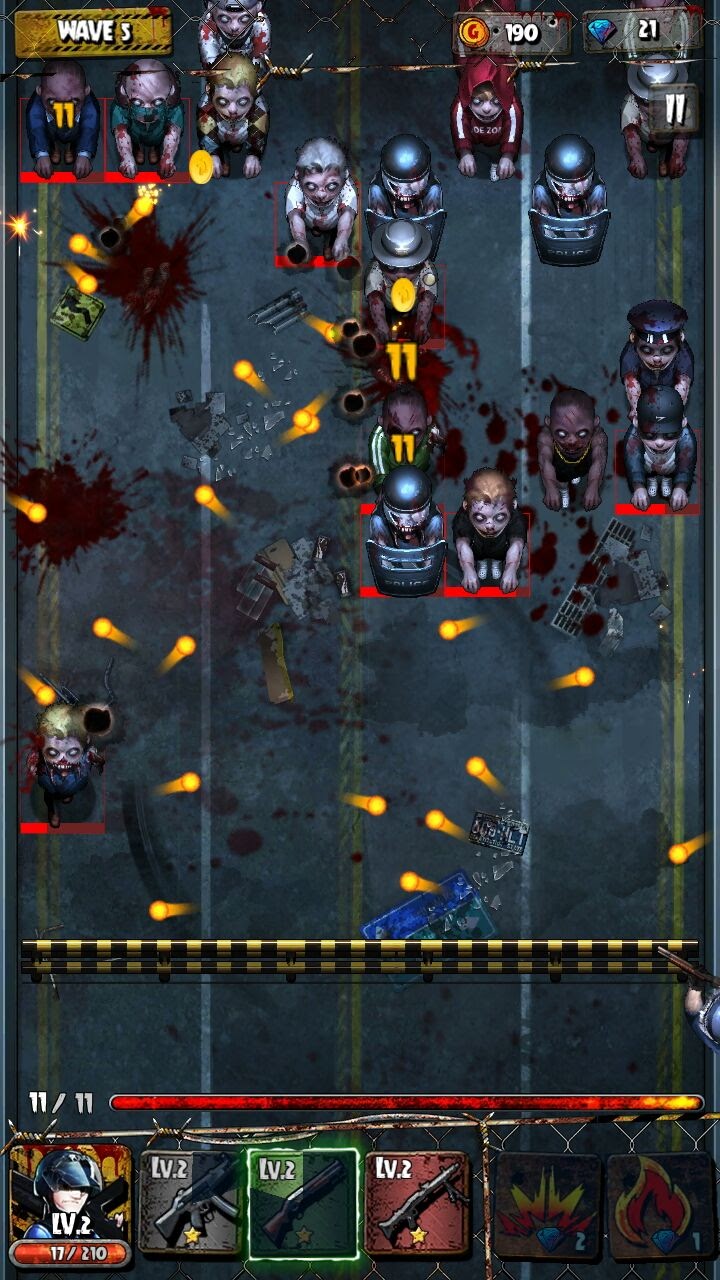 androidアプリ クラッキング ゾンビ(Cracking Zombies)攻略スクリーンショット2