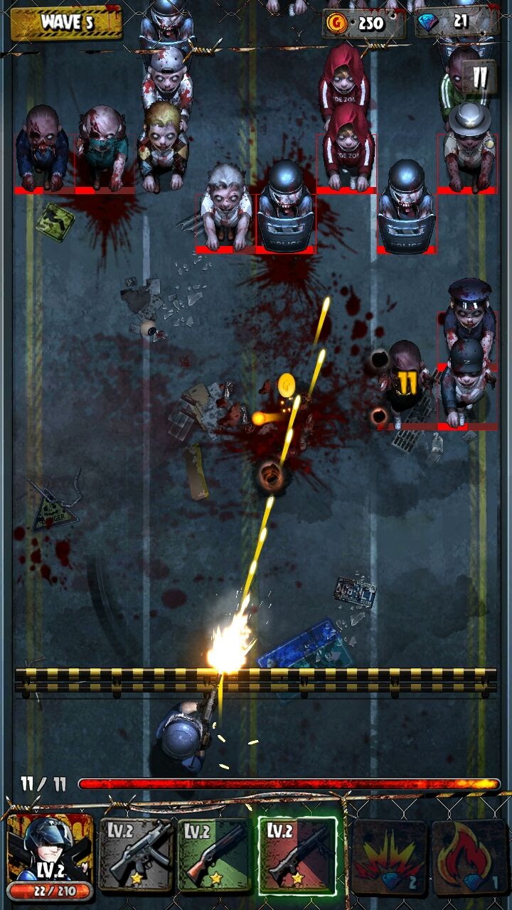 androidアプリ クラッキング ゾンビ(Cracking Zombies)攻略スクリーンショット3