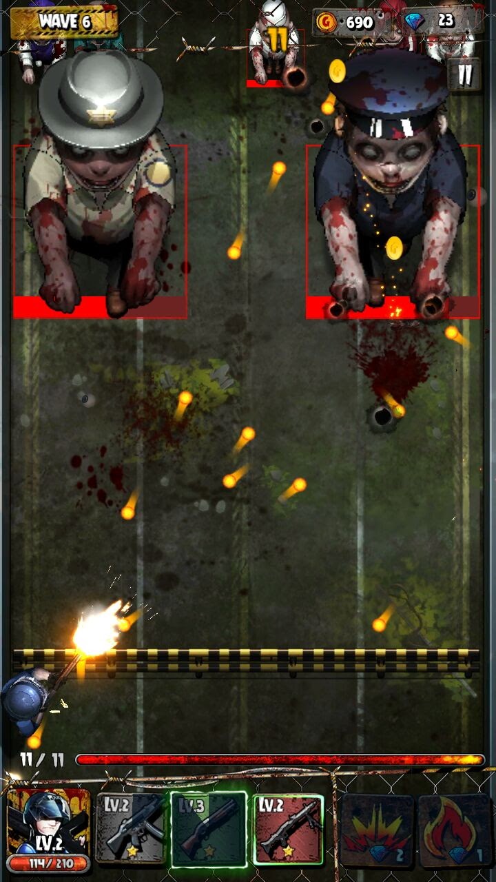 androidアプリ クラッキング ゾンビ(Cracking Zombies)攻略スクリーンショット4