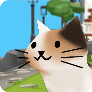 猫とサメのいる街のアプリアイコン