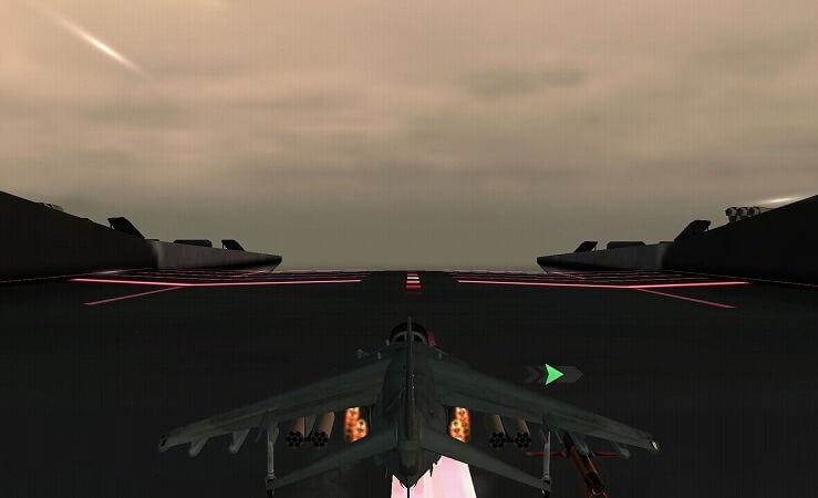 最前線の戦闘機