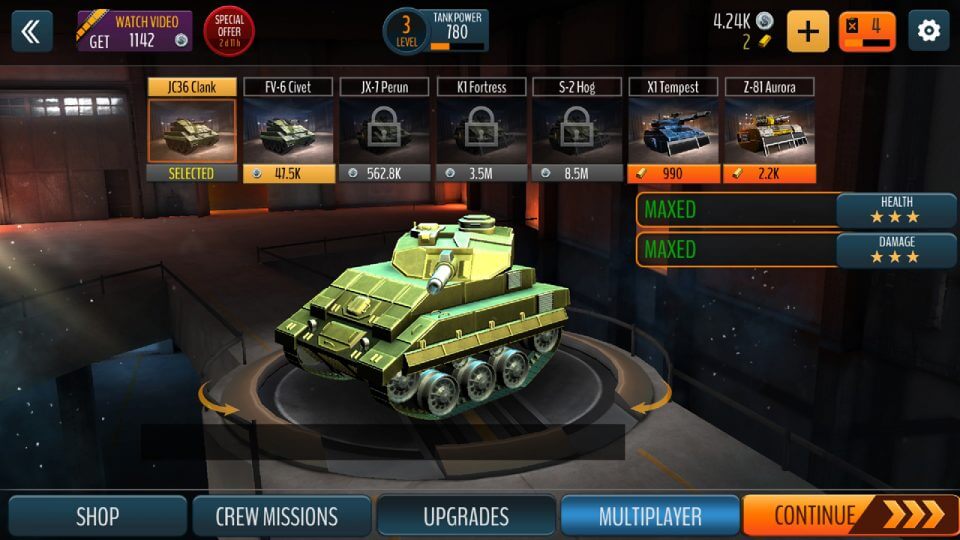 Tank Battle Heroes: World of Shooting レビュー画像