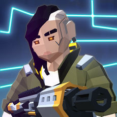Polygon Grand Cyber Gang: neon punk world 2078(ポリゴングランド サイバーギャング)のアプリアイコン