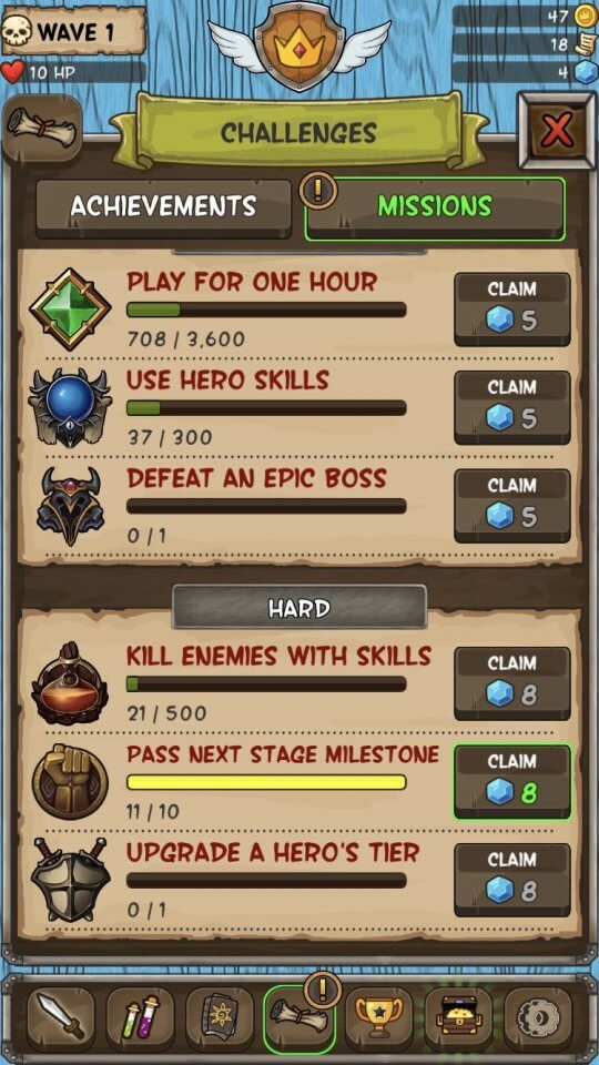 Idle Hero TD - Fantasy Tower Defense