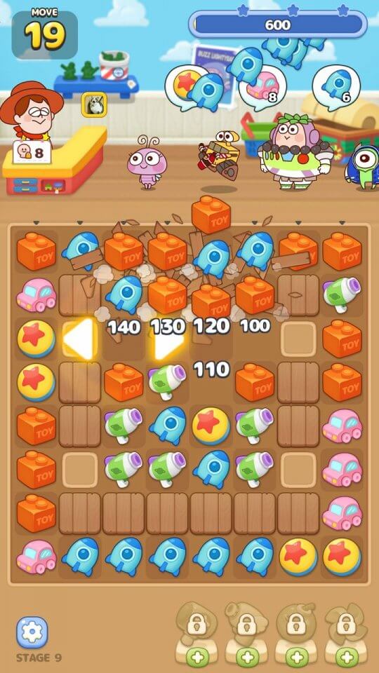 LINE:ピクサー タワー ~おかいものパズル~