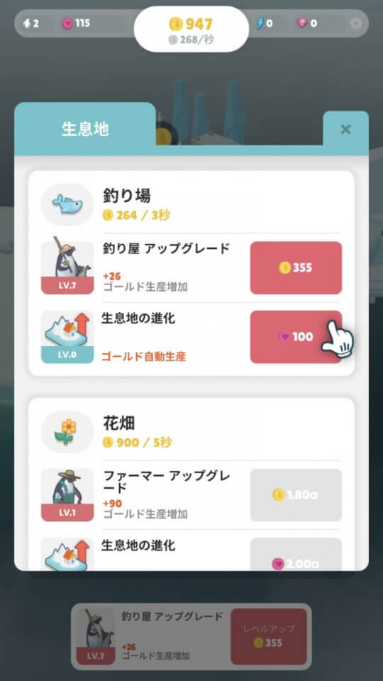 ペンギンの島