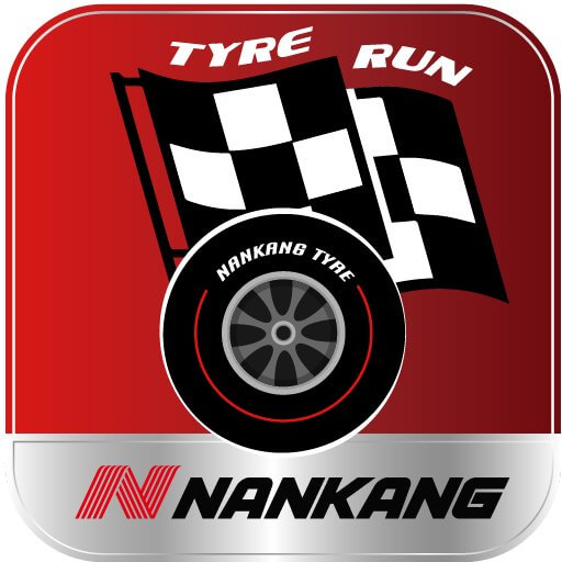 ランニング　タイヤのアプリアイコン