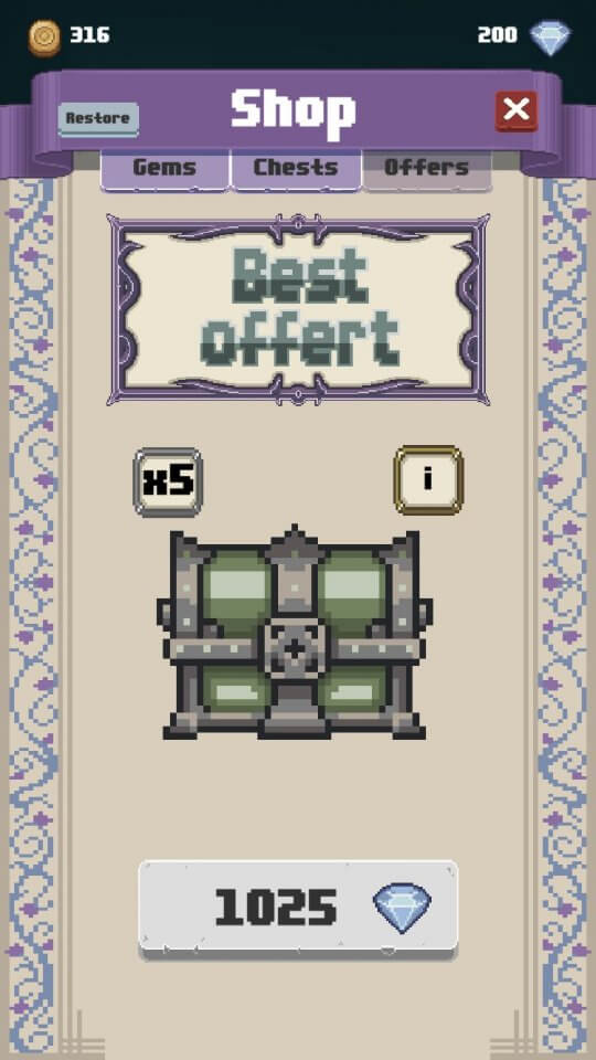 Dungonian: Pixel card puzzle dungeon