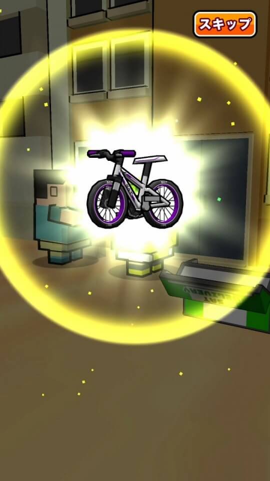 机で自転車レース