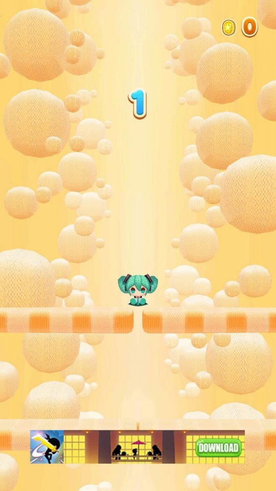 初音ミク あみぐるジャンプ