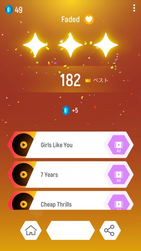 Tiles Hop: EDM Rush!のレビュー画像