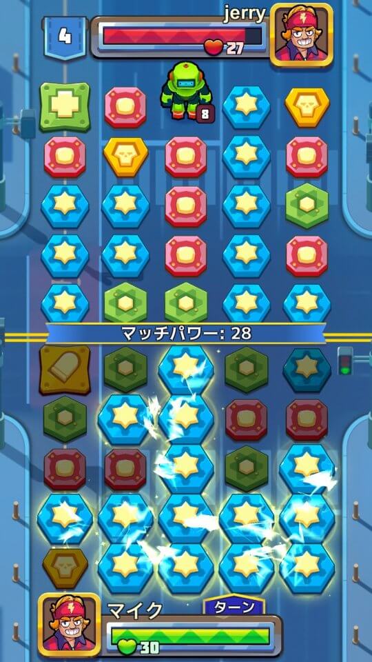 Puzzle Wars: Match-3 Battles レビュー画像