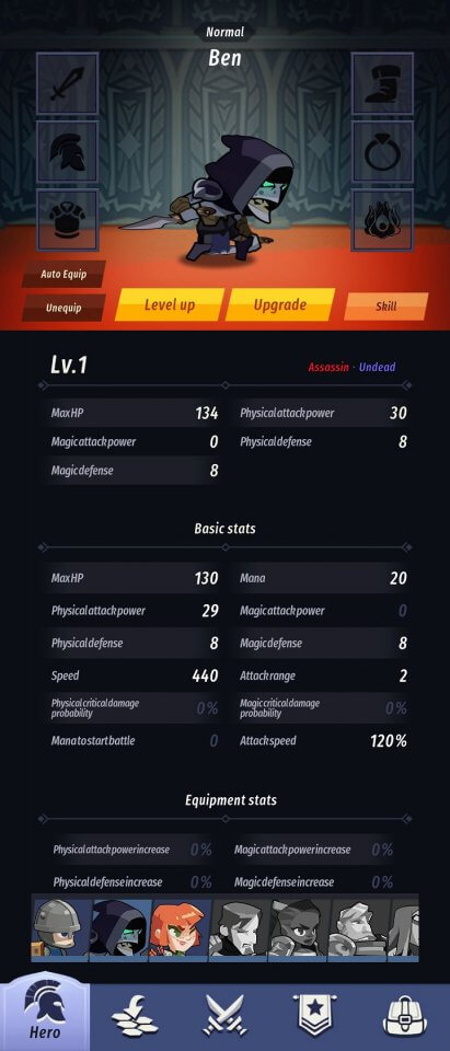 Dungeon Tactics : AFK Heroes