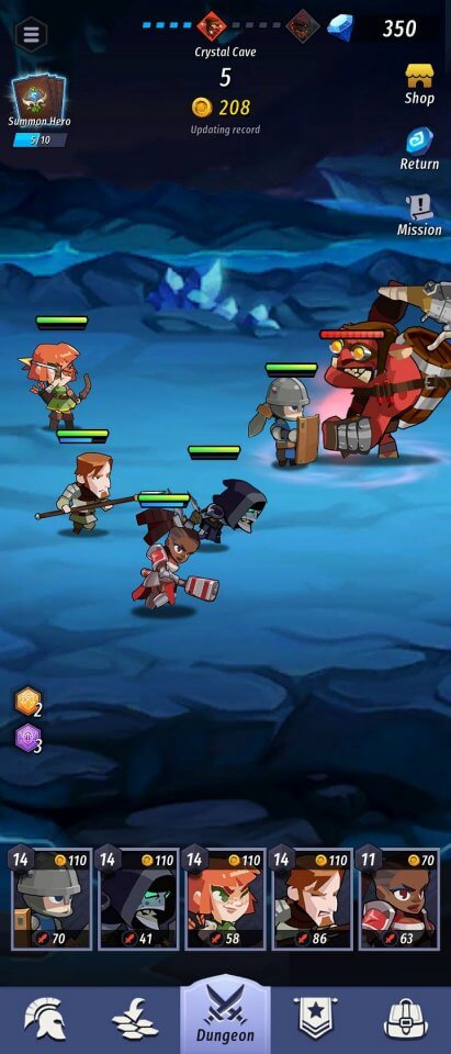 Dungeon Tactics : AFK Heroes