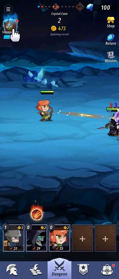 Dungeon Tactics : AFK Heroes