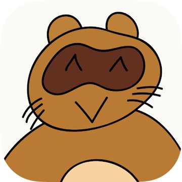1/10の確率でたぬきに有り金全部奪われるゲームのアプリアイコン