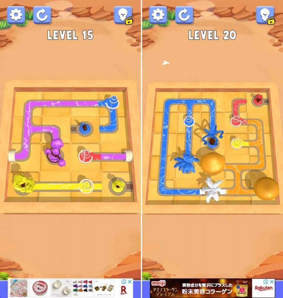 Water Connect Puzzleレビュー画像