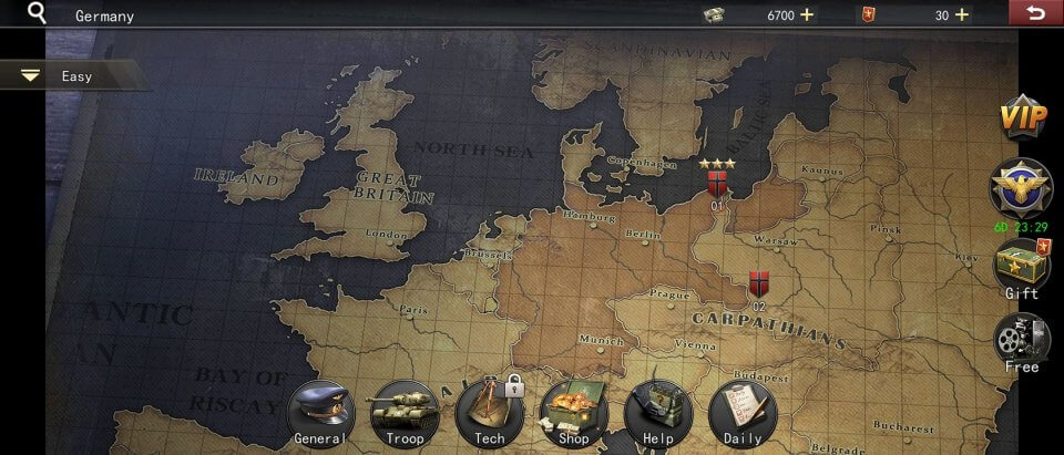第二次世界大戦:戦略ゲームWW2サンドボックス戦術
