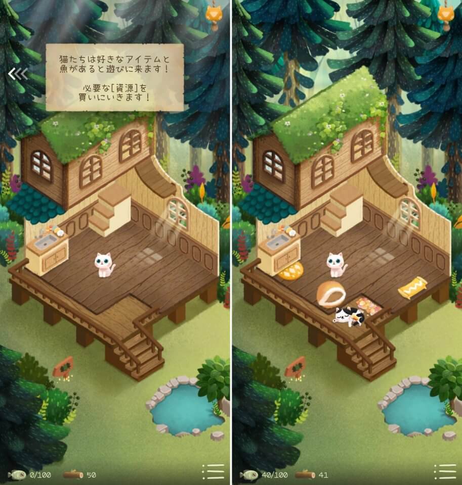 猫と秘密の森レビュー画像