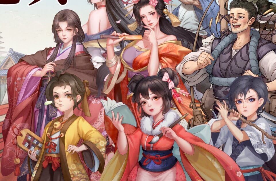 江戸時代の最強商人を目指せ！美女と結婚し子づくりもできちゃう和風の経営シミュレーションRPG『天下大豪商』の画像