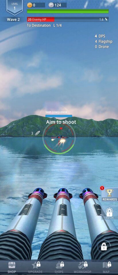 Idle Fleet: Warship Shooter