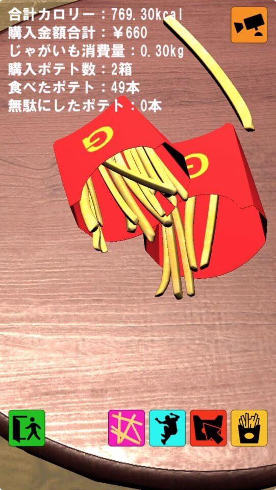 ポテトを食べたいだけなんだよ