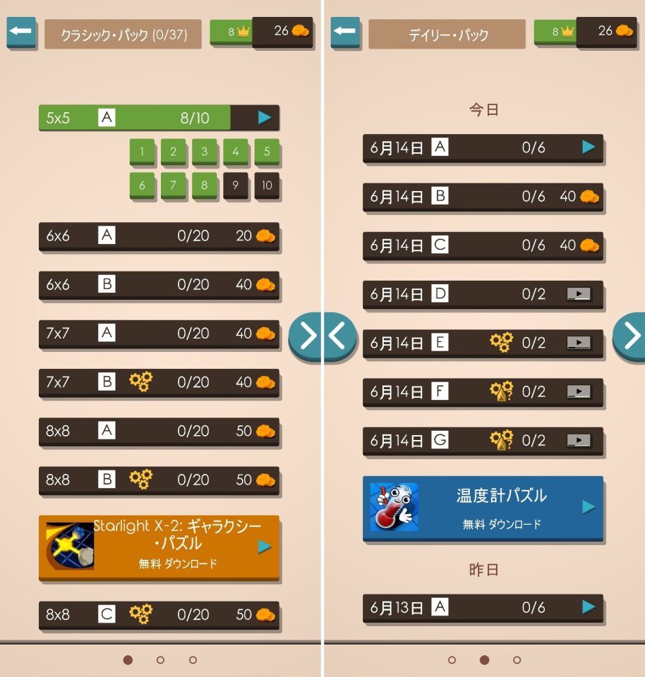 テント・アンド・ツリーパズルレビュー画像