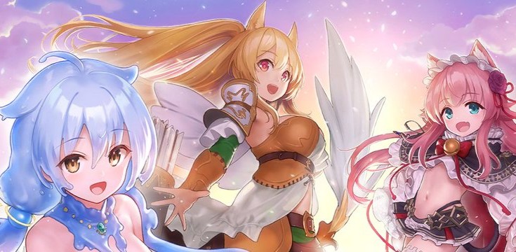 スライム娘・サキュバス娘・ドラゴン娘などえっちで個性的な女の子がいっぱい！美少女と一緒に拠点防衛していく戦略RPG『モンスター娘TD』の画像