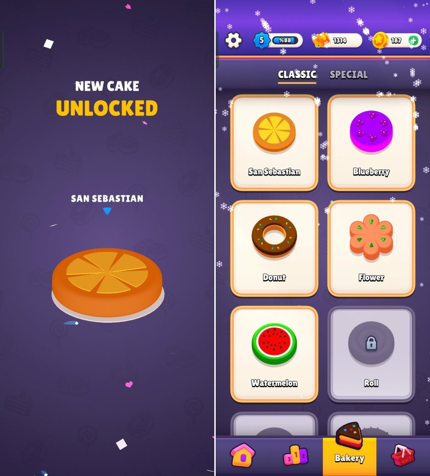 Cake Sort Puzzleレビュー画像