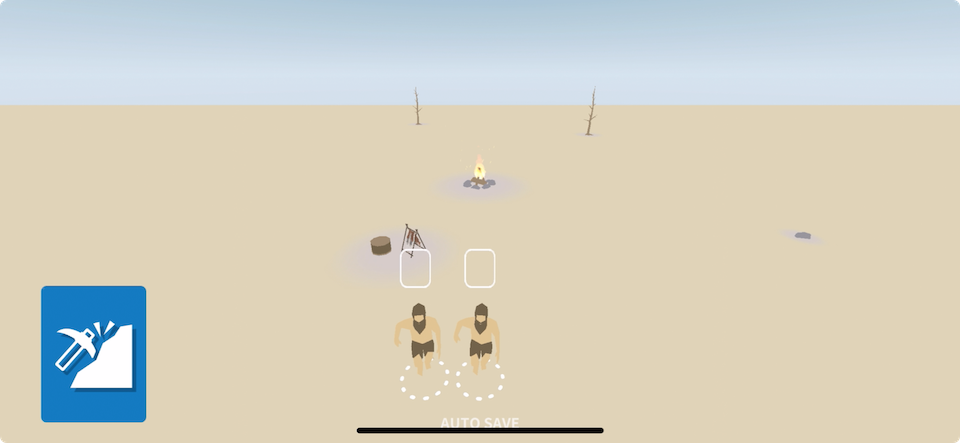 シンプルな村づくりゲーム