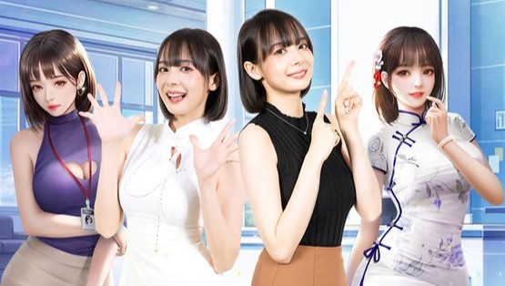 美人雀士の岡田紗佳とのコラボ開催中！好きな秘書を雇ってハーレムがつくれる会社経営シミュレーション『おねがい社長！』の画像