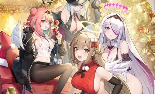 聖夜のえちえち衣装が魅力的な限定UTR女神「ミカエル」が登場！天使も悪魔も女神の美少女となって登場する育成RPG『女神楽園 ガーデス・パラダイス』の画像