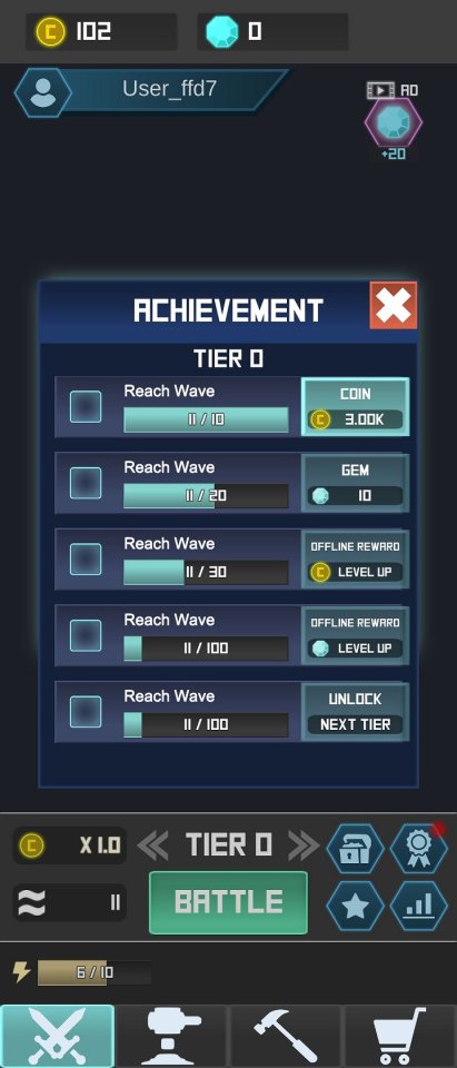 Idle Turret Tower Defense