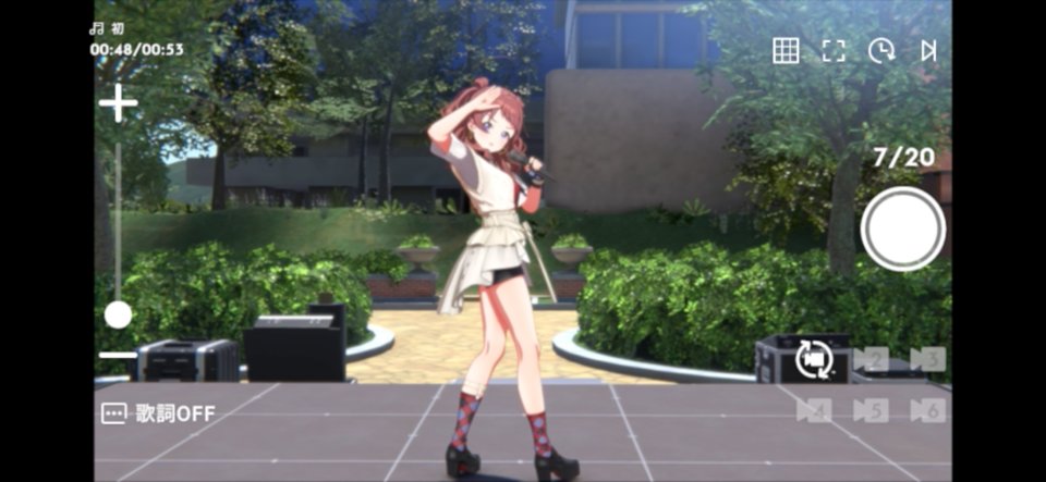 学園アイドルマスターのゲーム画面
