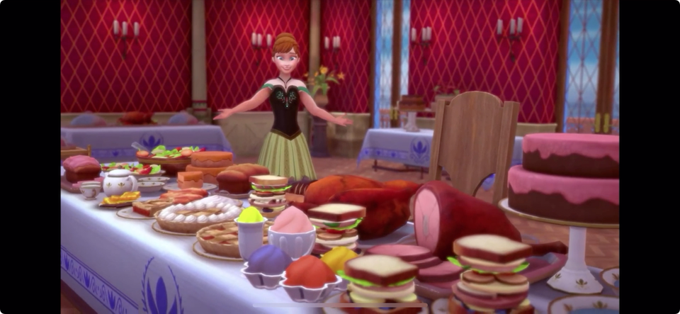 ディズニー アナと雪の女王のお城