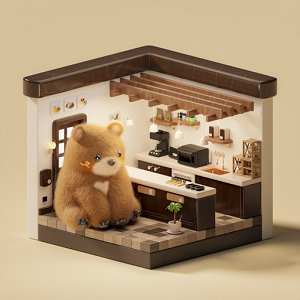 脱出ゲーム くまのコーヒーショップのアプリアイコン