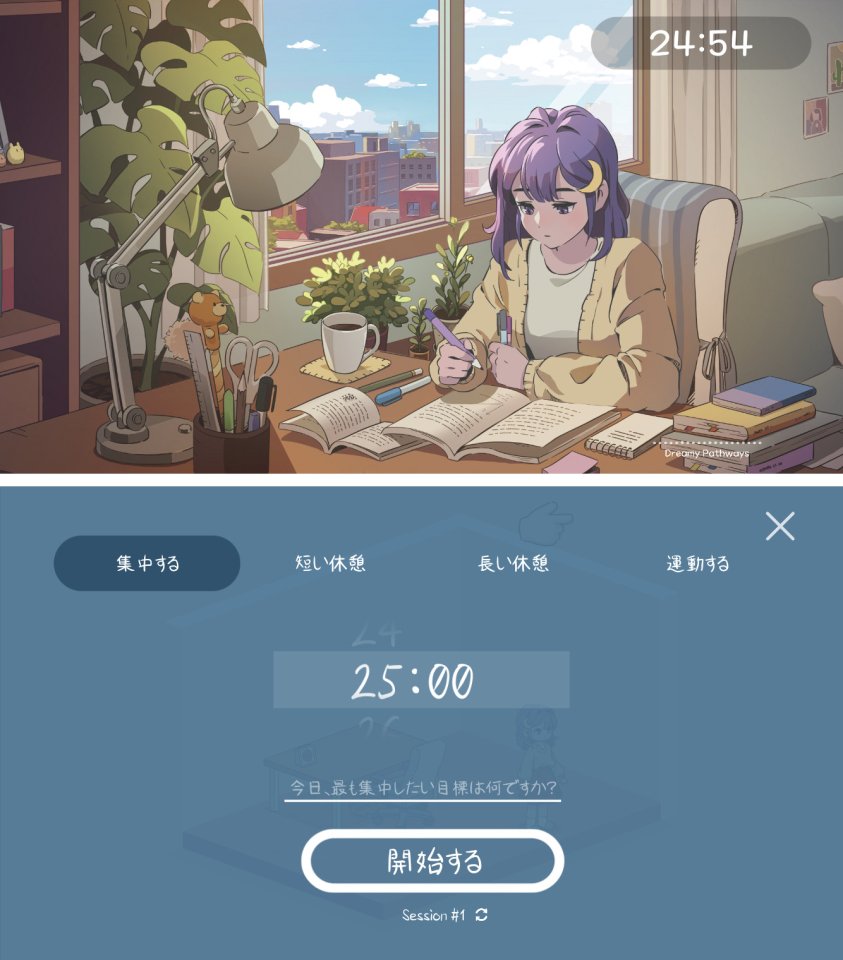 マイ・リトル・ポモドーロ集中習慣