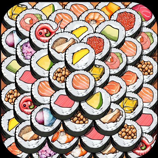 すしトリプルマッチパズルー寿司3巻(すしさんかん)の画像