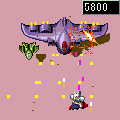 キャラゲー 機動戦士ガンダムの当時のゲーム画面2