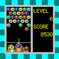 パズルボブルの当時のゲーム画面2