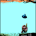 UFO F用の当時のゲーム画面