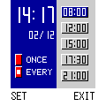 iAlarm Trialの当時のゲーム画面