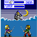 ソードファイト！ N用の当時のゲーム画面