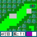 ちょー簡単ゴルフ 1/2下の当時のゲーム画面2