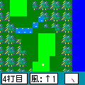 ちょー簡単ゴルフ 1/2下の当時のゲーム画面3