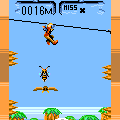 ダウンスライダー Ｆ用の当時のゲーム画面