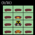 モグモグパッコンの当時のゲーム画面