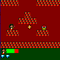 LITTLE DUNGEONの当時のゲーム画面
