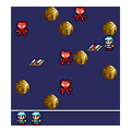 火星人の恐怖の当時のゲーム画面